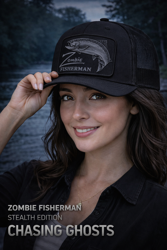 Zombie Fisherman Hat- Stealth Edition-